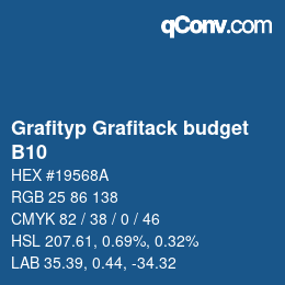 Code couleur: Grafityp Grafitack budget - B10 | qconv.com