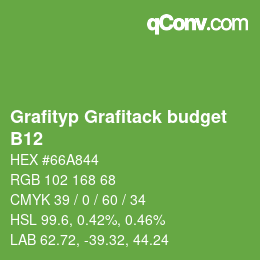 カラーコード: Grafityp Grafitack budget - B12 | qconv.com