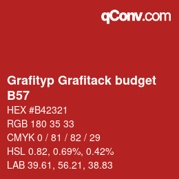 カラーコード: Grafityp Grafitack budget - B57 | qconv.com