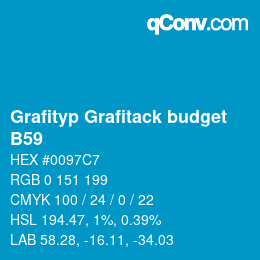 Code couleur: Grafityp Grafitack budget - B59 | qconv.com