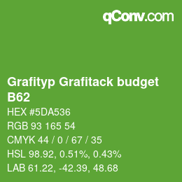 Code couleur: Grafityp Grafitack budget - B62 | qconv.com