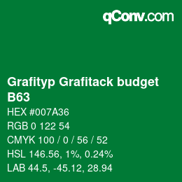 カラーコード: Grafityp Grafitack budget - B63 | qconv.com