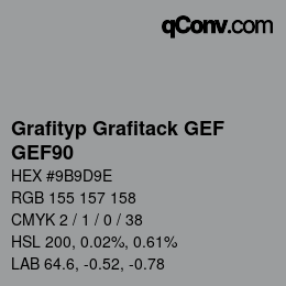 Code couleur: Grafityp Grafitack GEF - GEF90 | qconv.com