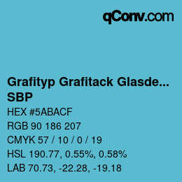 カラーコード: Grafityp Grafitack Glasdecor - SBP | qconv.com
