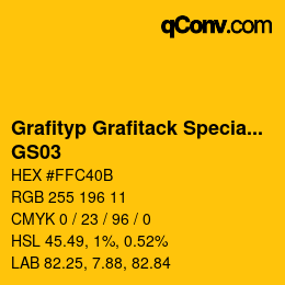 カラーコード: Grafityp Grafitack Speciale - GS03 | qconv.com