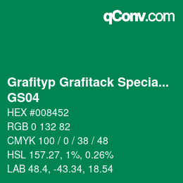 Código de color: Grafityp Grafitack Speciale - GS04 | qconv.com