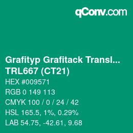 Farbcode: Grafityp Grafitack Translucent - TRL667 (CT21) | qconv.com