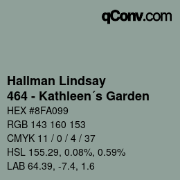 カラーコード: Hallman Lindsay - 464 - Kathleen´s Garden | qconv.com