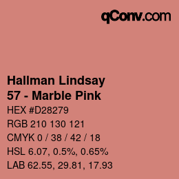 カラーコード: Hallman Lindsay - 57 - Marble Pink | qconv.com