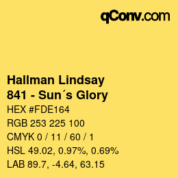 Farbcode: Hallman Lindsay - 841 - Sun´s Glory | qconv.com
