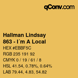 Farbcode: Hallman Lindsay - 863 - I´m A Local | qconv.com