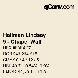 Farbcode: Hallman Lindsay - 9 - Chapel Wall | qconv.com