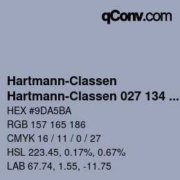 Código de color: Hartmann-Classen - Hartmann-Classen 027 134 WOOL-LINE velvet | qconv.com