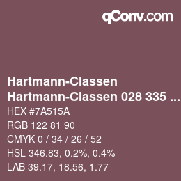 Code couleur: Hartmann-Classen - Hartmann-Classen 028 335 WOOL-LINE brokat | qconv.com