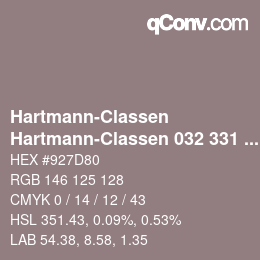 Farbcode: Hartmann-Classen - Hartmann-Classen 032 331 TETON flieder | qconv.com