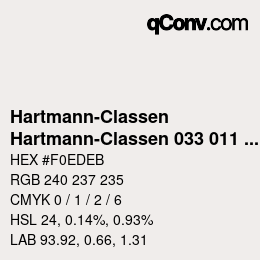 Code couleur: Hartmann-Classen - Hartmann-Classen 033 011 GAINSBOROUGH marmor | qconv.com