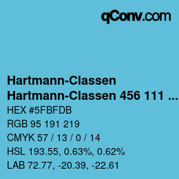 Código de color: Hartmann-Classen - Hartmann-Classen 456 111 PERFECTOR koenigsblau | qconv.com