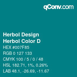 Código de color: Herbol Design - Herbol Color D | qconv.com