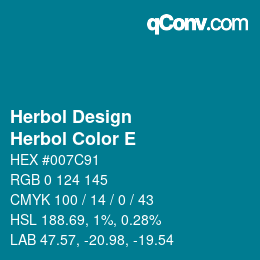 Código de color: Herbol Design - Herbol Color E | qconv.com