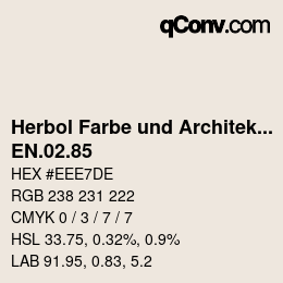 Farbcode: Herbol Farbe und Architektur - EN.02.85 | qconv.com