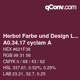 Code couleur: Herbol Farbe und Design Lacke - A0.34.17 cyclam A | qconv.com