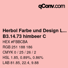 Farbcode: Herbol Farbe und Design Lacke - B3.14.73 himbeer C | qconv.com