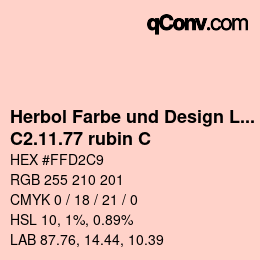 Farbcode: Herbol Farbe und Design Lacke - C2.11.77 rubin C | qconv.com