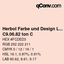 Farbcode: Herbol Farbe und Design Lacke - C9.06.82 ton C | qconv.com