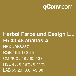 Farbcode: Herbol Farbe und Design Lacke - F6.43.48 ananas A | qconv.com