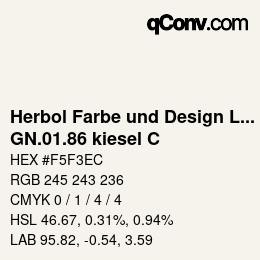 Farbcode: Herbol Farbe und Design Lacke - GN.01.86 kiesel C | qconv.com