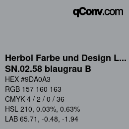 カラーコード: Herbol Farbe und Design Lacke - SN.02.58 blaugrau B | qconv.com