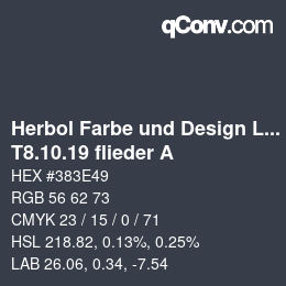 Farbcode: Herbol Farbe und Design Lacke - T8.10.19 flieder A | qconv.com