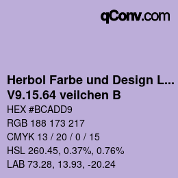 Farbcode: Herbol Farbe und Design Lacke - V9.15.64 veilchen B | qconv.com