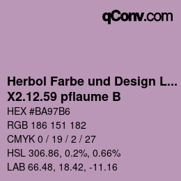 カラーコード: Herbol Farbe und Design Lacke - X2.12.59 pflaume B | qconv.com