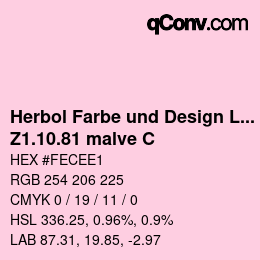 Farbcode: Herbol Farbe und Design Lacke - Z1.10.81 malve C | qconv.com