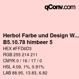 カラーコード: Herbol Farbe und Design Wandfarbe - B5.10.78 himbeer 5 | qconv.com