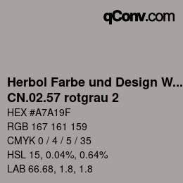 カラーコード: Herbol Farbe und Design Wandfarbe - CN.02.57 rotgrau 2 | qconv.com