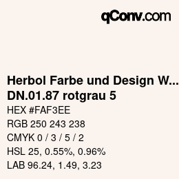 カラーコード: Herbol Farbe und Design Wandfarbe - DN.01.87 rotgrau 5 | qconv.com