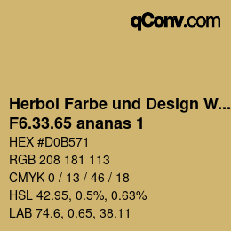 Farbcode: Herbol Farbe und Design Wandfarbe - F6.33.65 ananas 1 | qconv.com