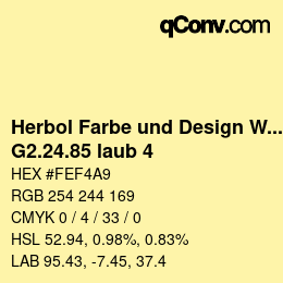 カラーコード: Herbol Farbe und Design Wandfarbe - G2.24.85 laub 4 | qconv.com