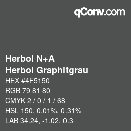 カラーコード: Herbol N+A - Herbol Graphitgrau | qconv.com