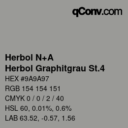 Farbcode: Herbol N+A - Herbol Graphitgrau St.4 | qconv.com