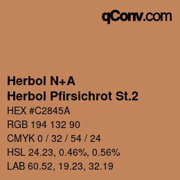 カラーコード: Herbol N+A - Herbol Pfirsichrot St.2 | qconv.com