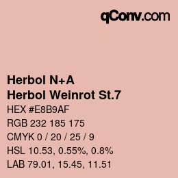 カラーコード: Herbol N+A - Herbol Weinrot St.7 | qconv.com