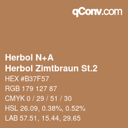 Farbcode: Herbol N+A - Herbol Zimtbraun St.2 | qconv.com
