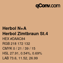 カラーコード: Herbol N+A - Herbol Zimtbraun St.4 | qconv.com
