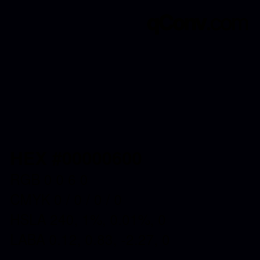Color code: HEX #00000600 | qconv.com