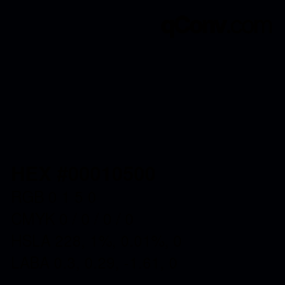 Color code: HEX #00010500 | qconv.com