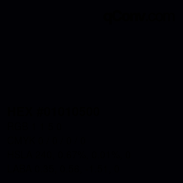 Color code: HEX #01010500 | qconv.com