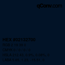 Color code: HEX #02132700 | qconv.com